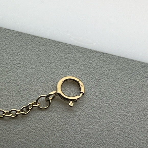 Authentic Tiffany & Co Gold Mini Smile Bracelet - Picture 6 of 7